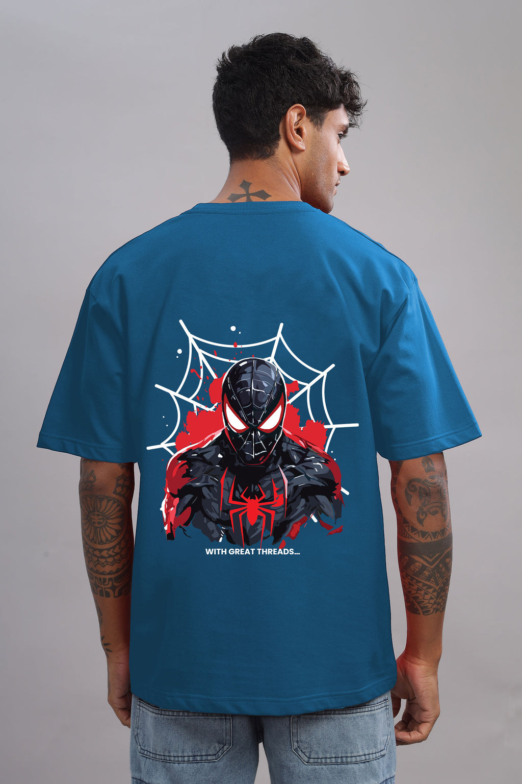 Spidermen Printed Pure Cotton T-Shirt