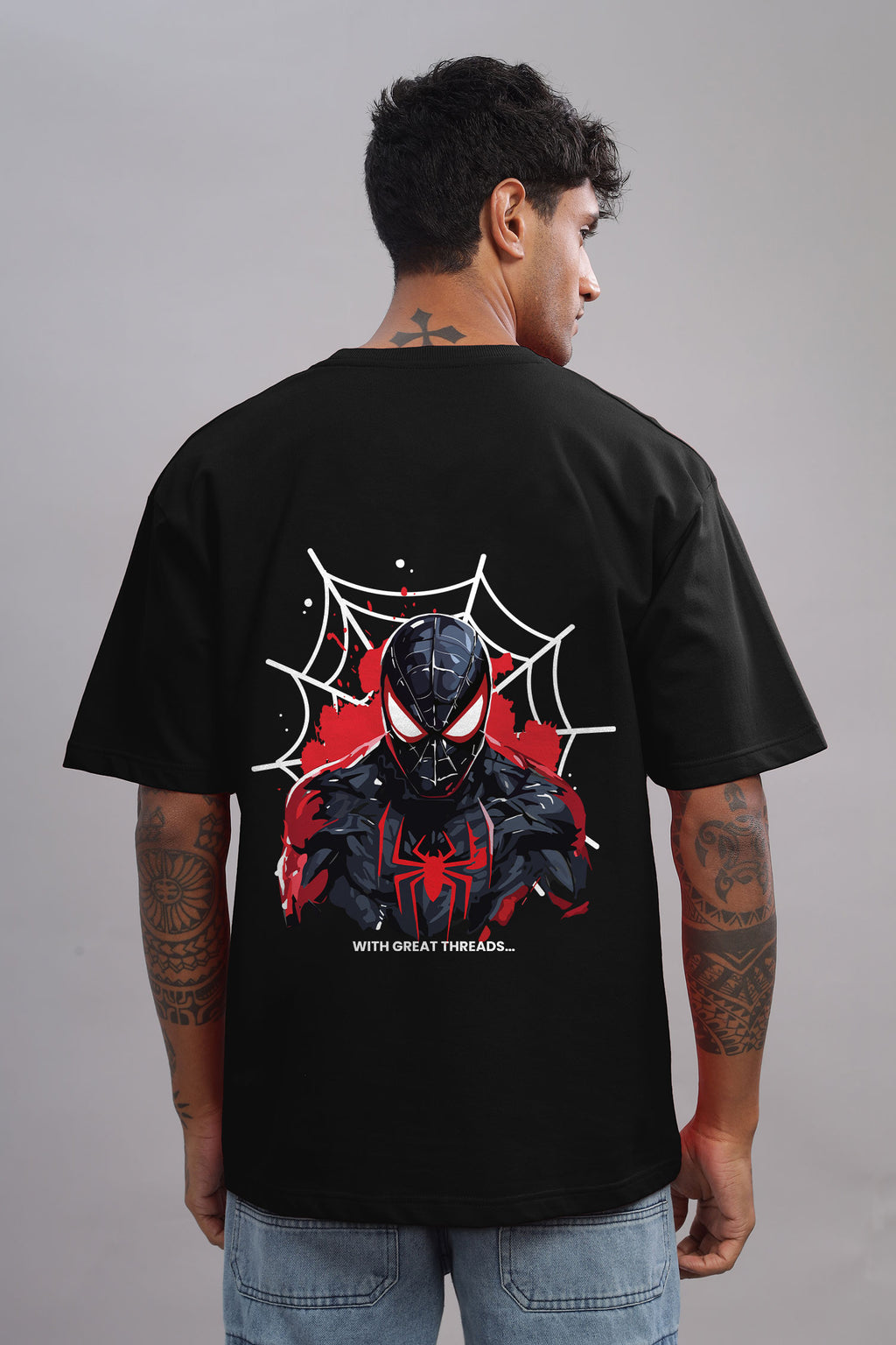Spidermen Printed Pure Cotton T-Shirt