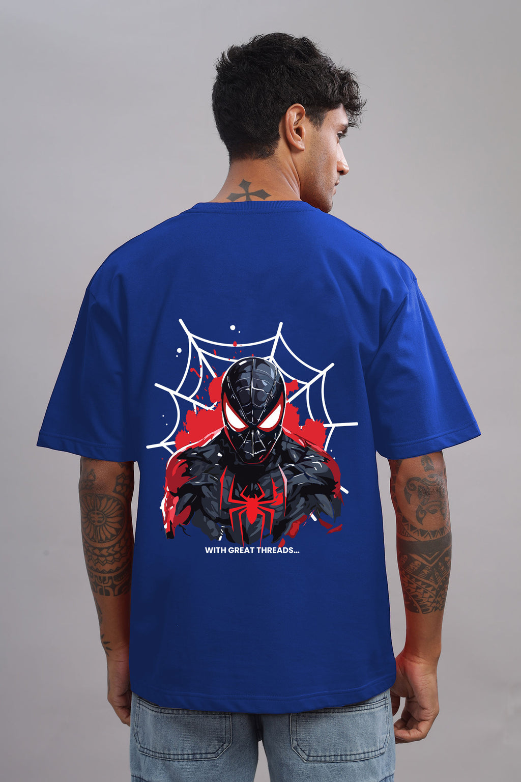 Spidermen Printed Pure Cotton T-Shirt