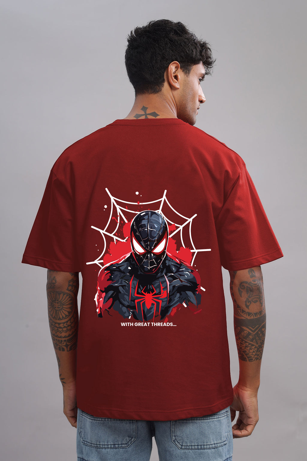 Spidermen Printed Pure Cotton T-Shirt