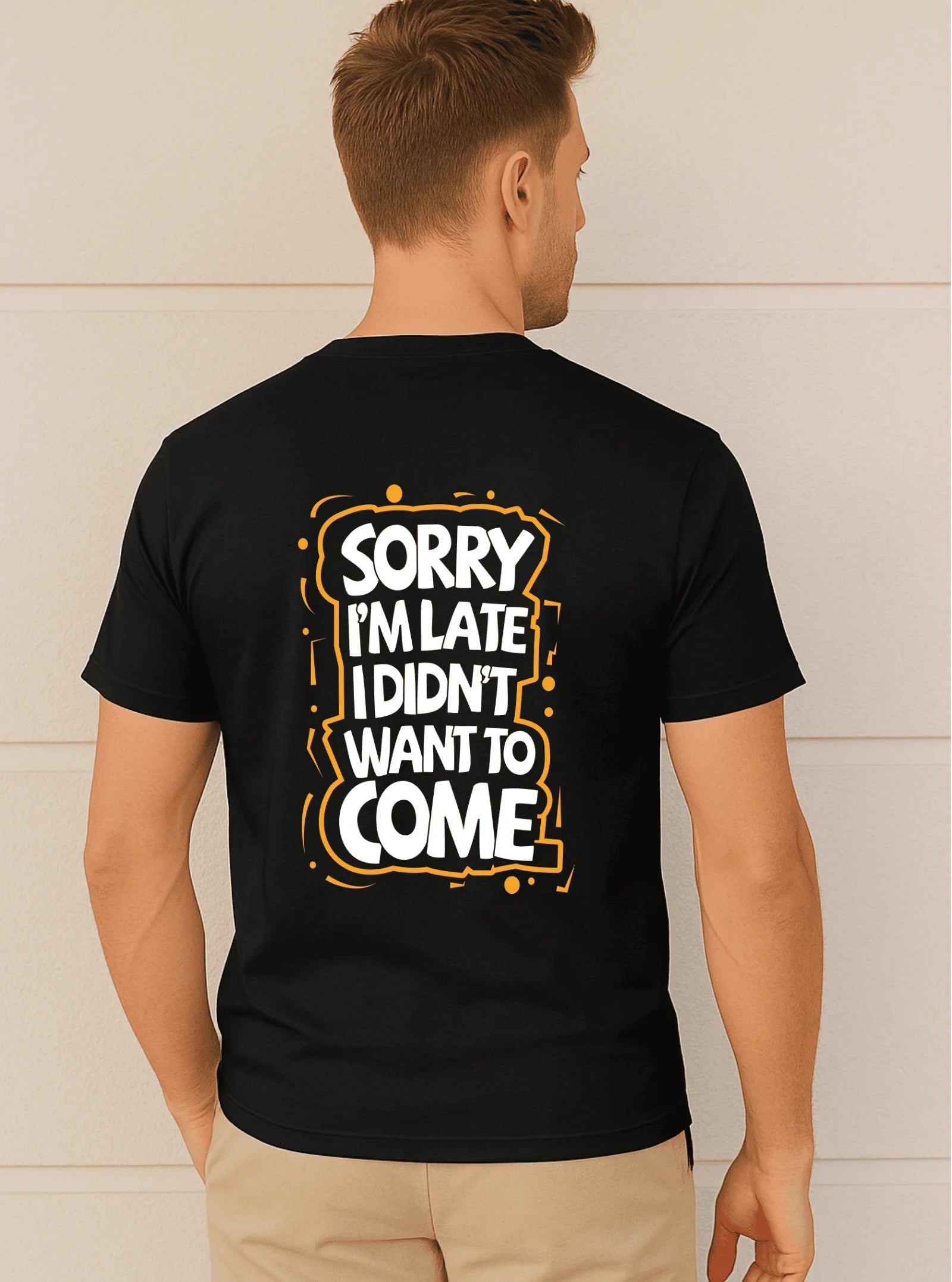 Late & Honest – Printed Pure Cotton T-Shirt