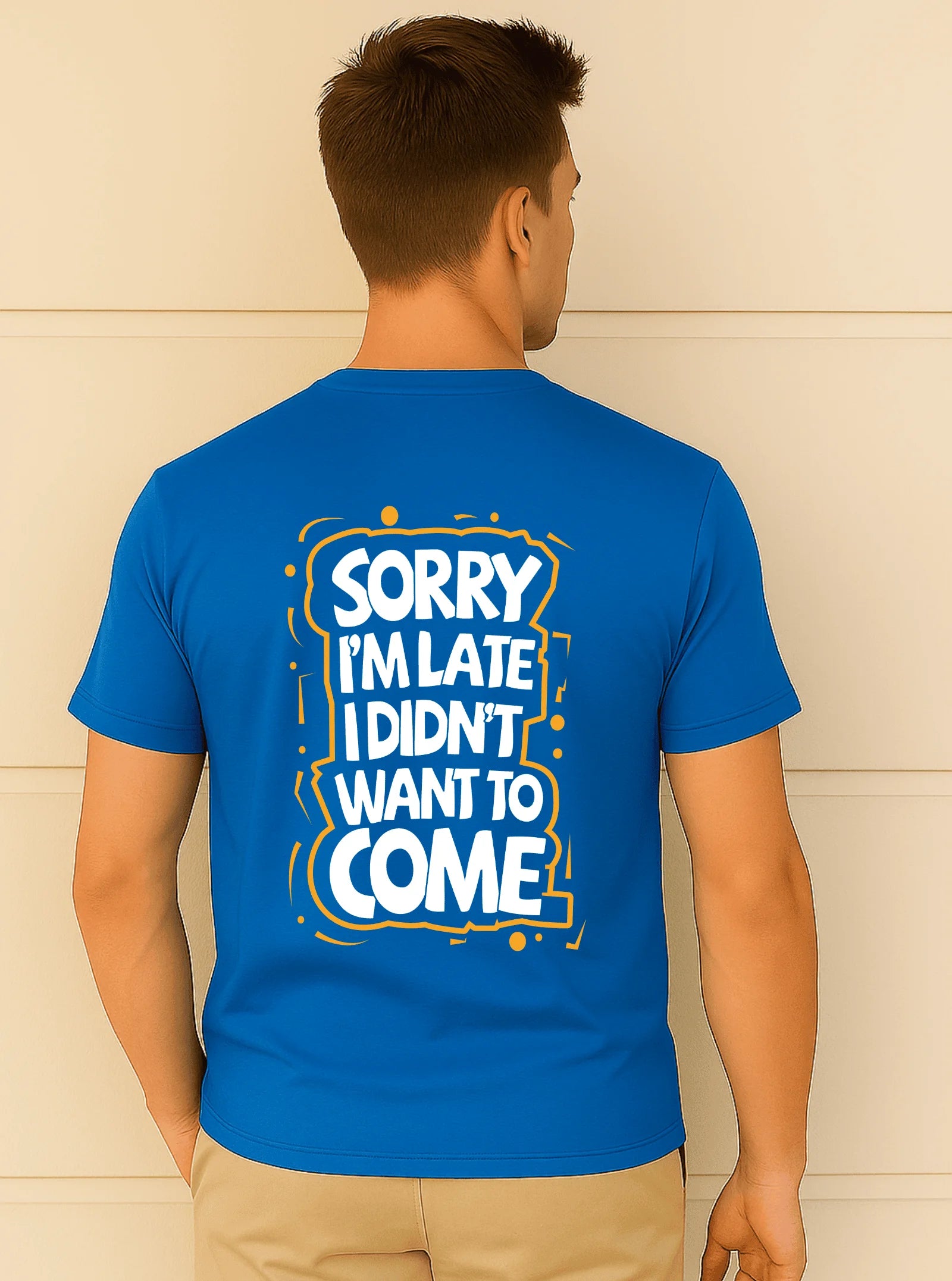 Late & Honest – Printed Pure Cotton T-Shirt