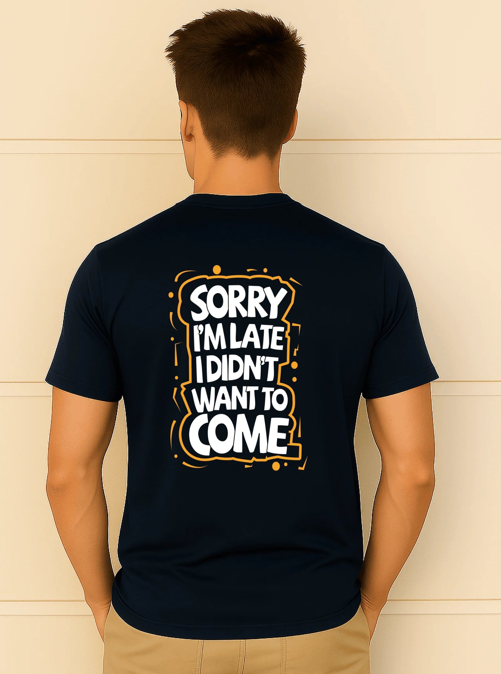 Late & Honest – Printed Pure Cotton T-Shirt