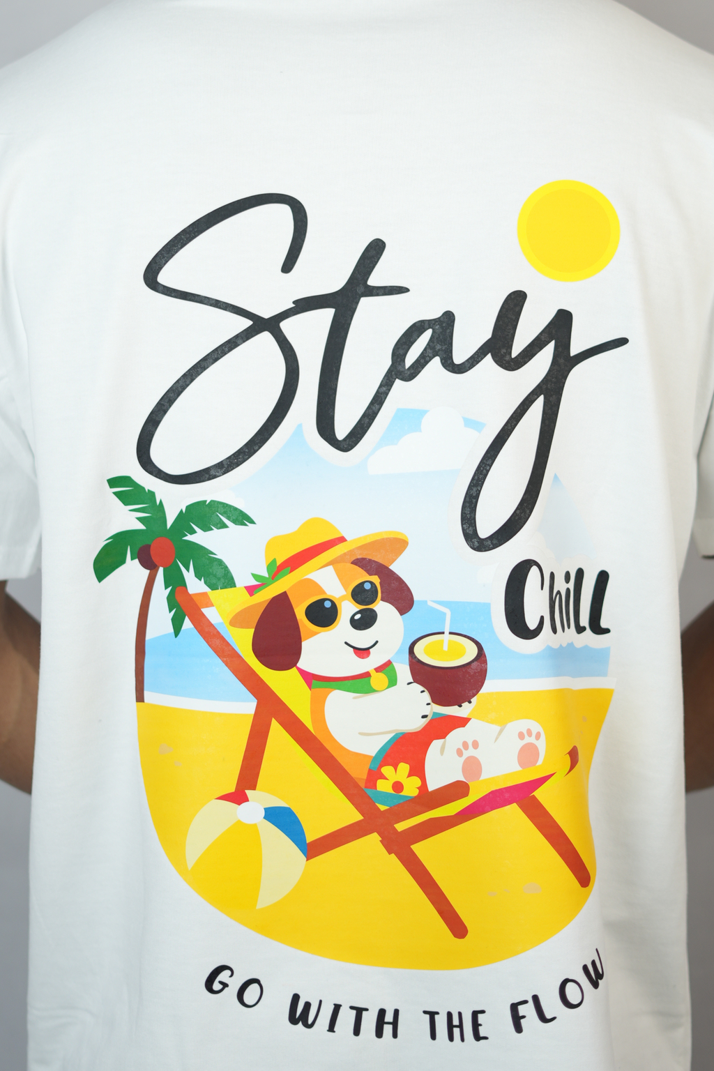 Stay Chill Printed T-shirt – Oversize Fit