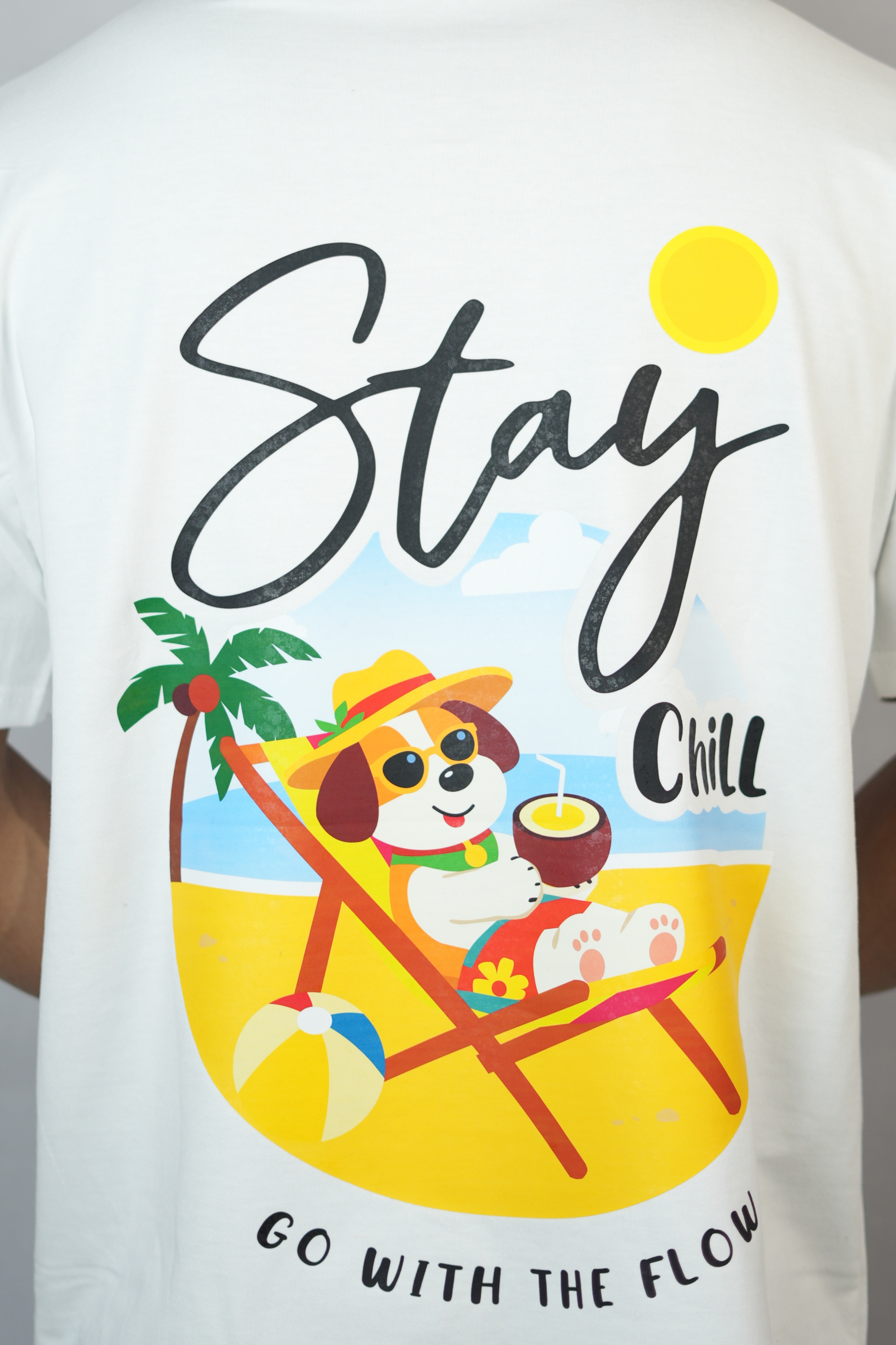 Stay Chill Printed T-shirt – Oversize Fit
