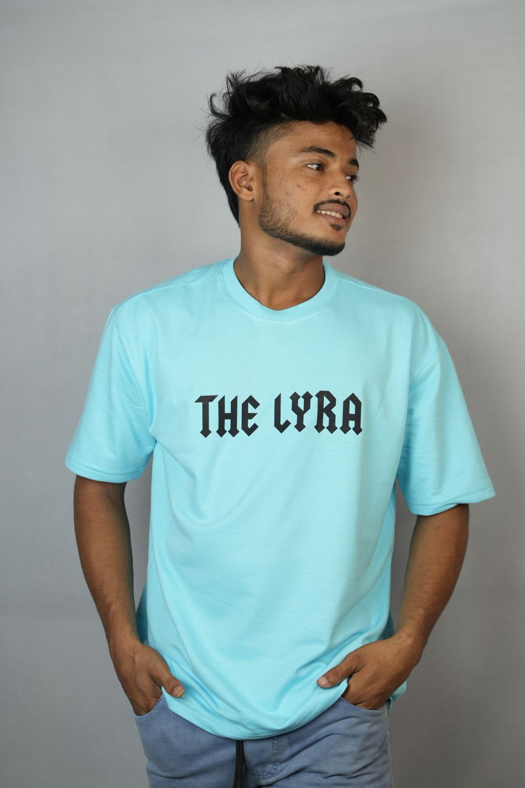 Black Spidy Printed Pure Cotton T-Shirt