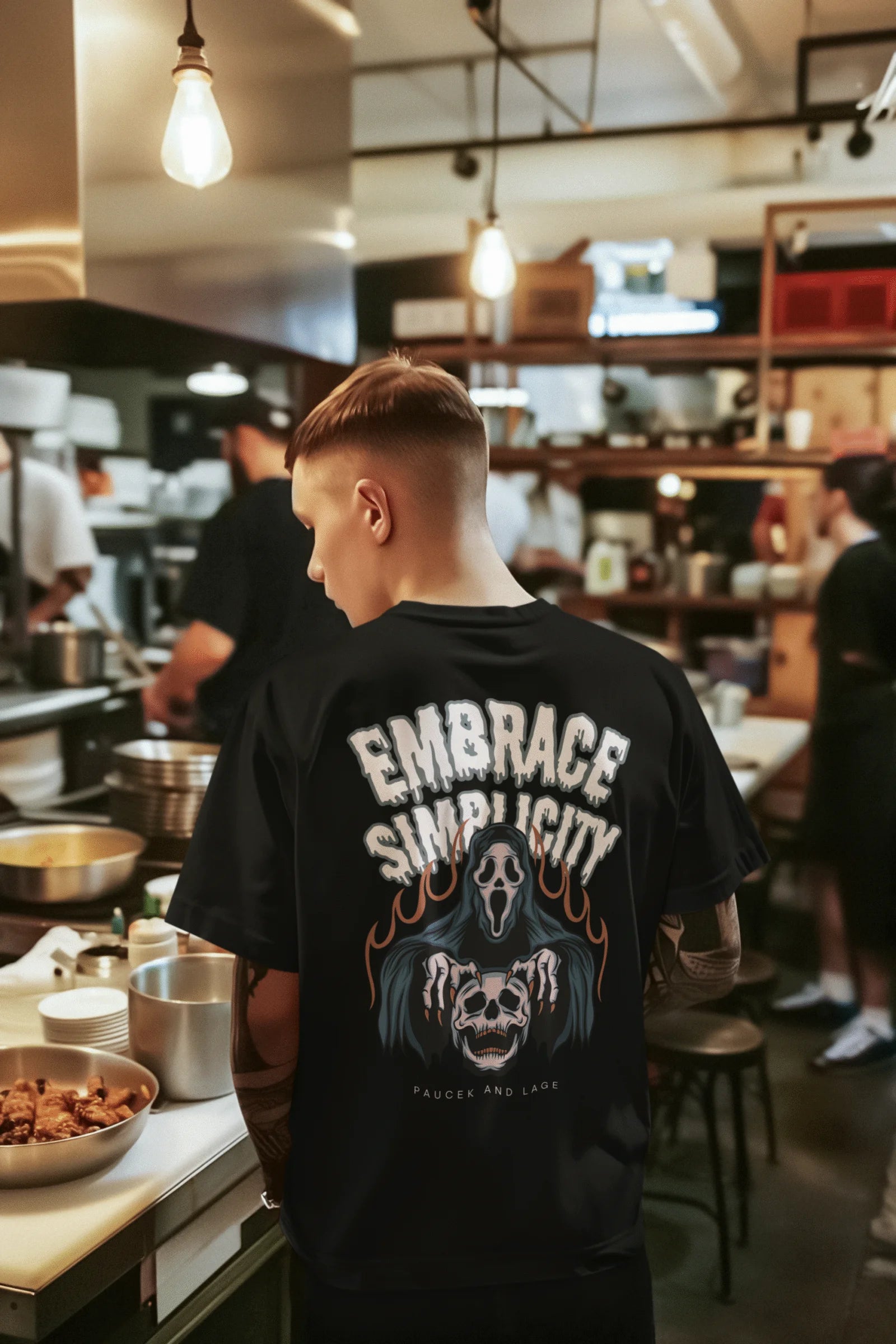 Embrace Simplicity Graphic Printed Pure Cotton T-Shirt Regular Fit