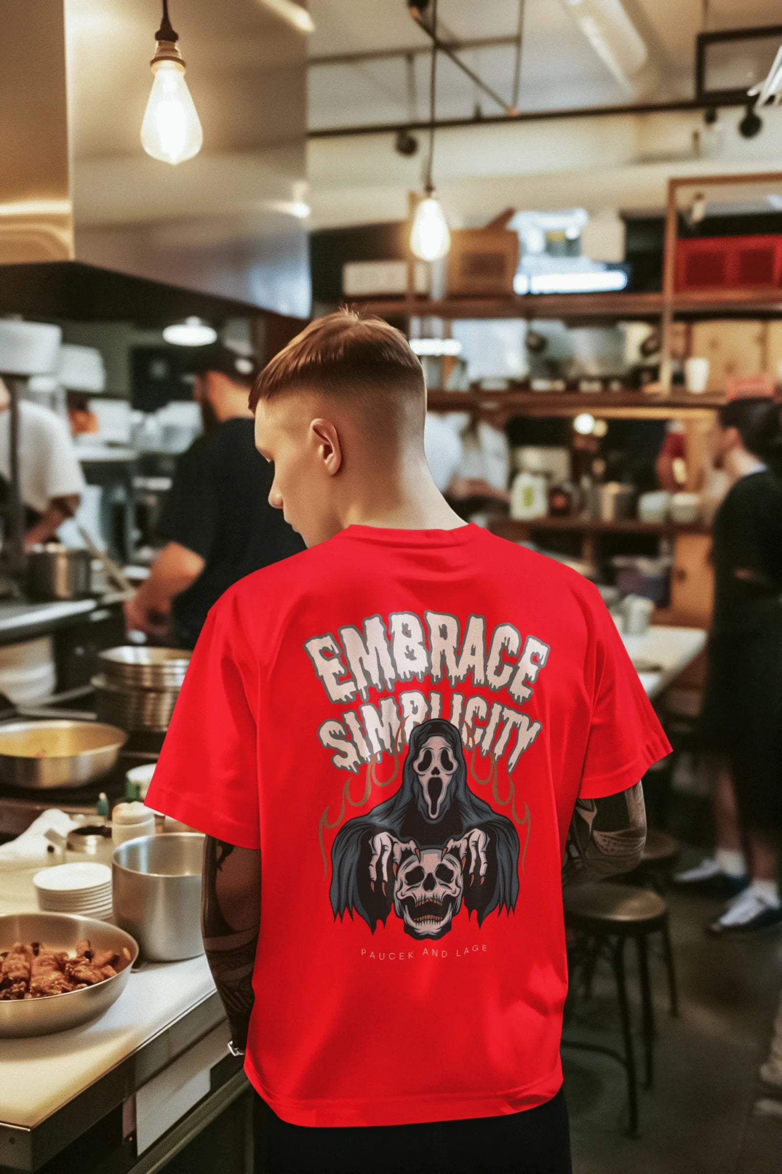 Embrace Simplicity Graphic Printed Pure Cotton T-Shirt Regular Fit