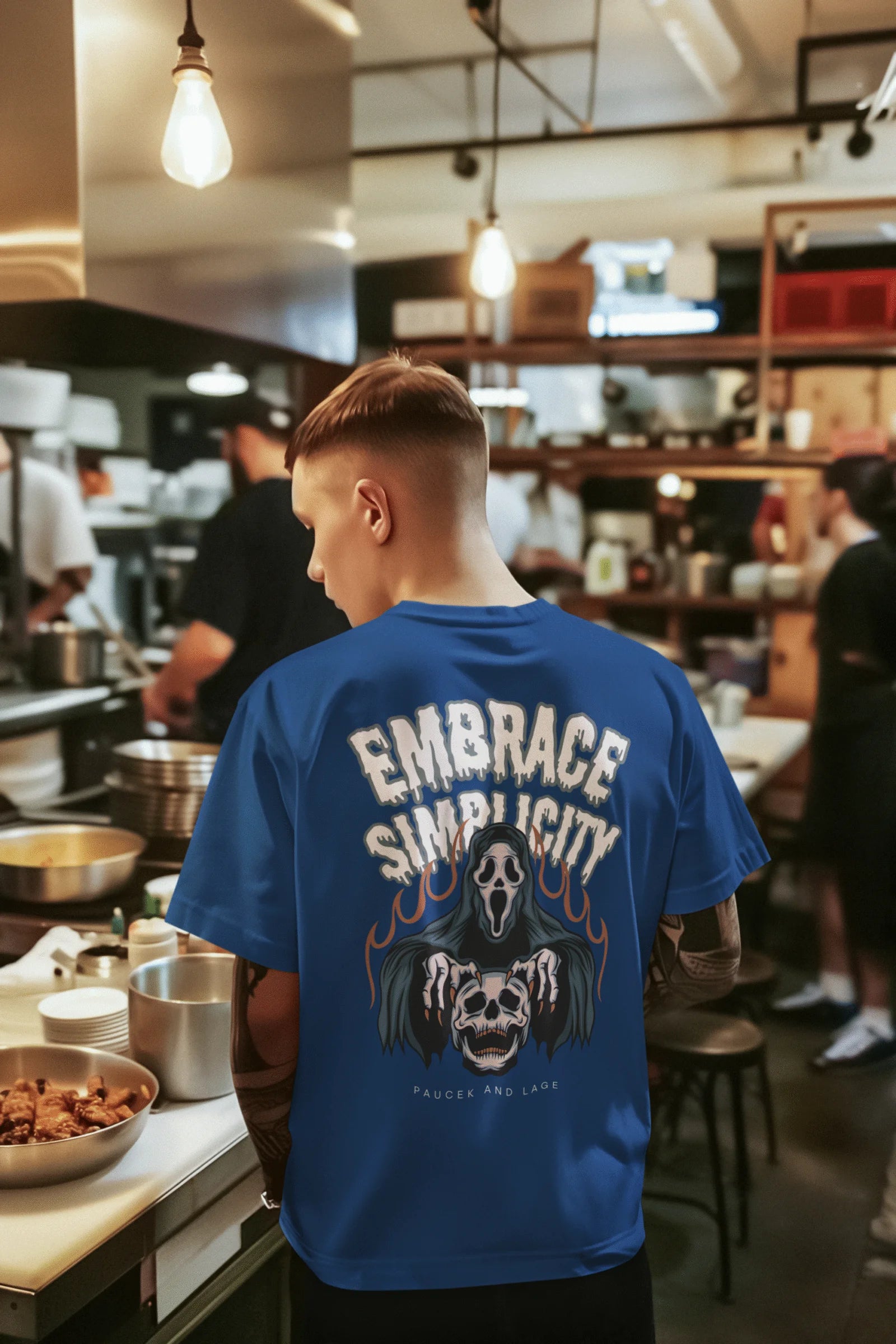 Embrace Simplicity Graphic Printed Pure Cotton T-Shirt Regular Fit