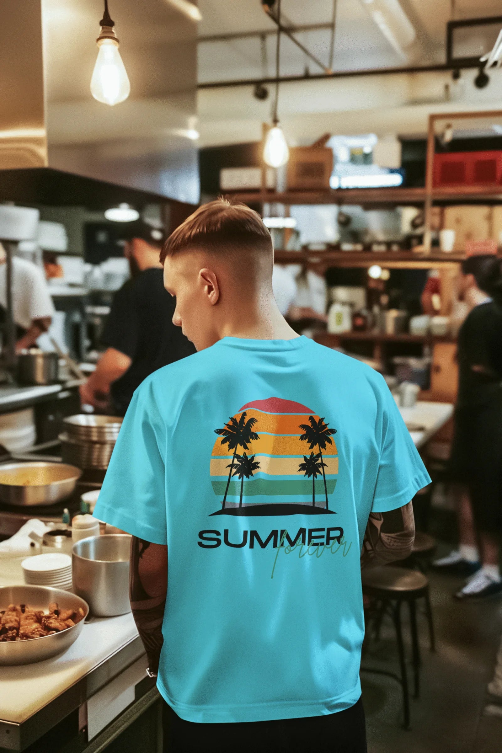 Summer Forever Graphic Printed Pure Cotton T-Shirt