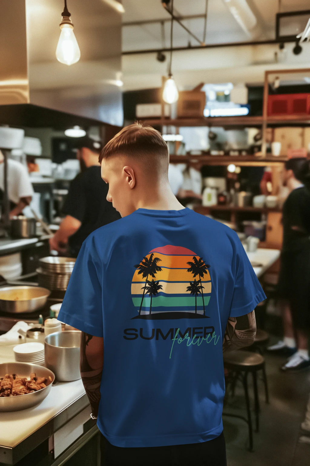 Summer Forever Graphic Printed Pure Cotton T-Shirt