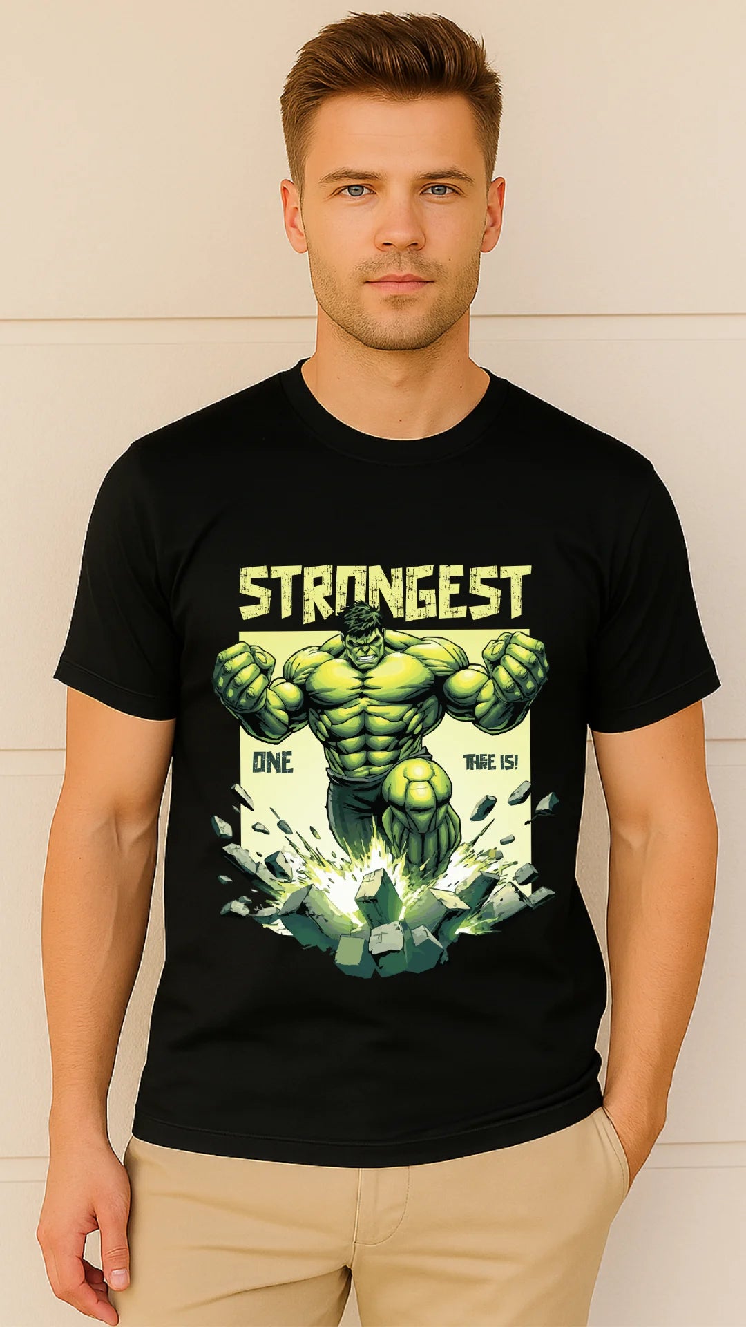 Hulk Printed Premium Pure Cotton T-shirt