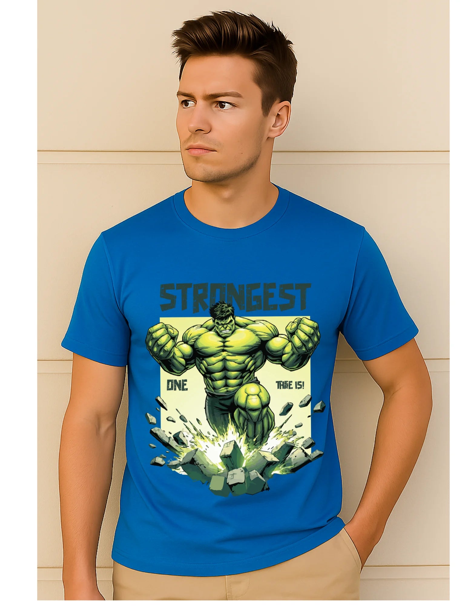 Hulk Printed Premium Pure Cotton T-shirt