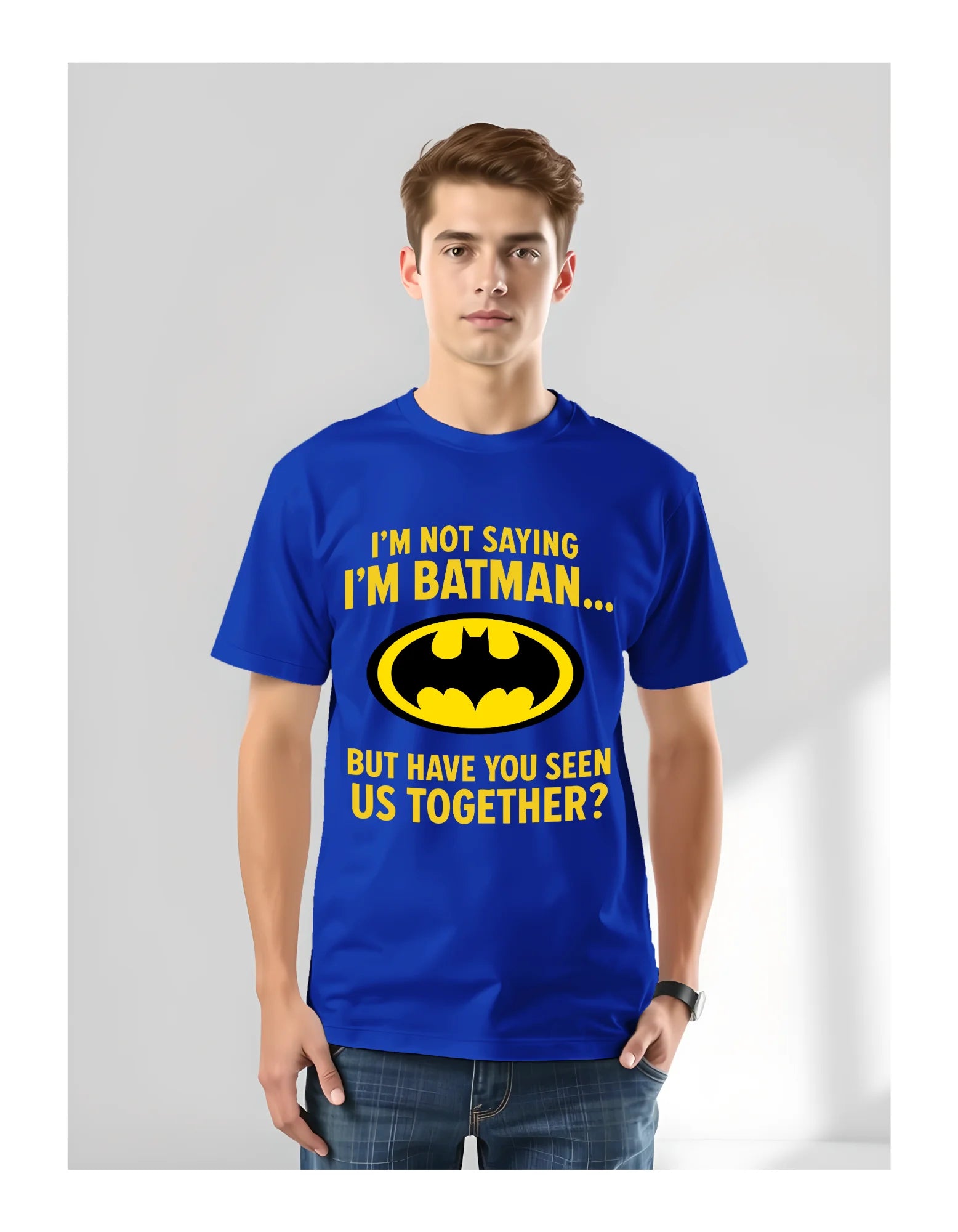 Typography IS NEW Attitude Printed Pure Cotton T-shirt
