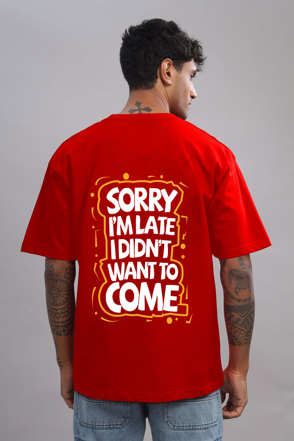 Late & Honest – Printed Pure Cotton T-Shirt