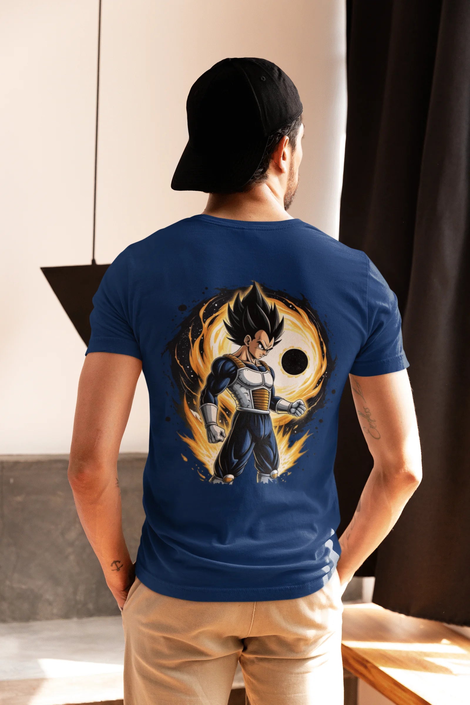 Dragon Ball Z Warrior Printed Pure Cotton Spirit T-shirt