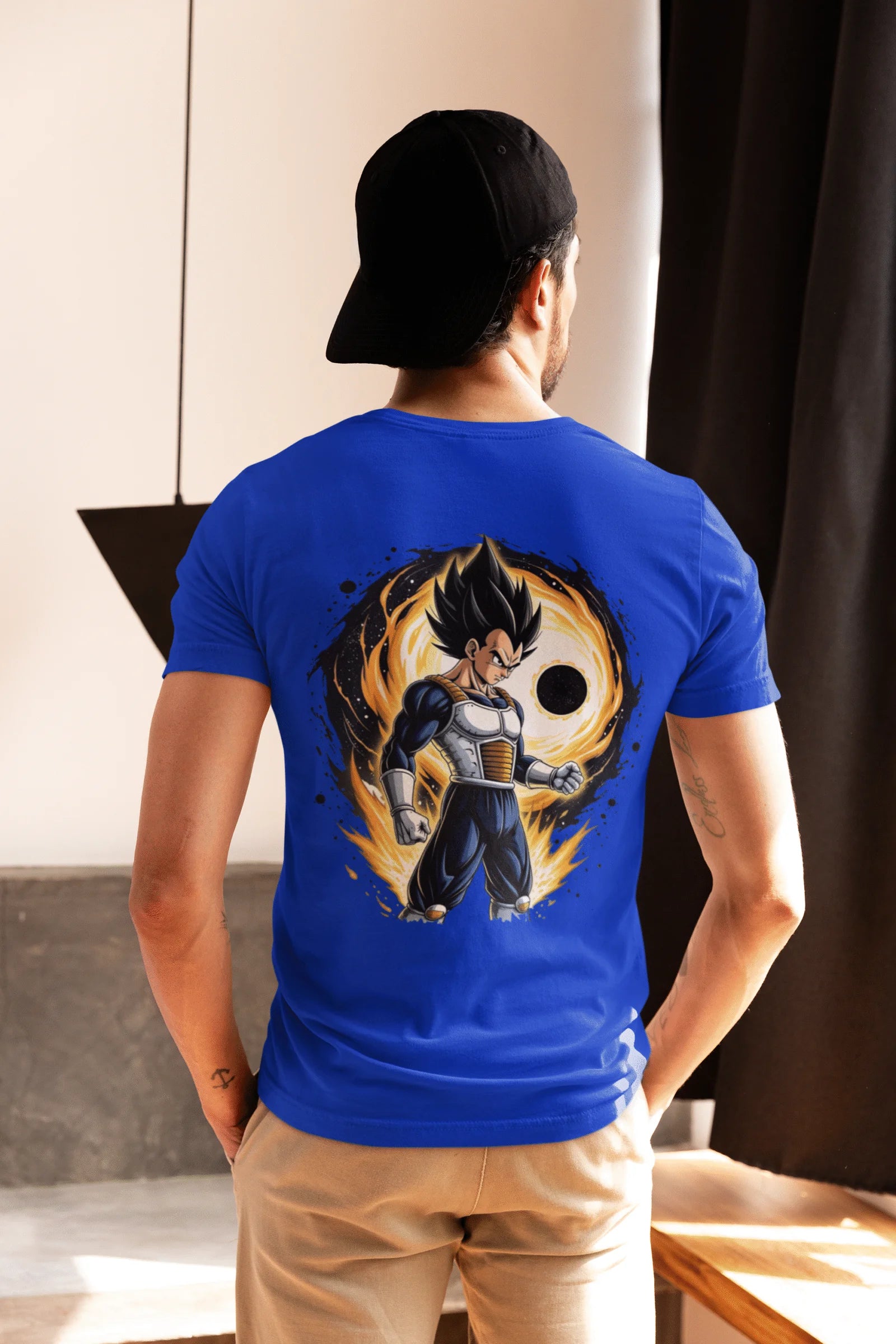 Dragon Ball Z Warrior Printed Pure Cotton Spirit T-shirt