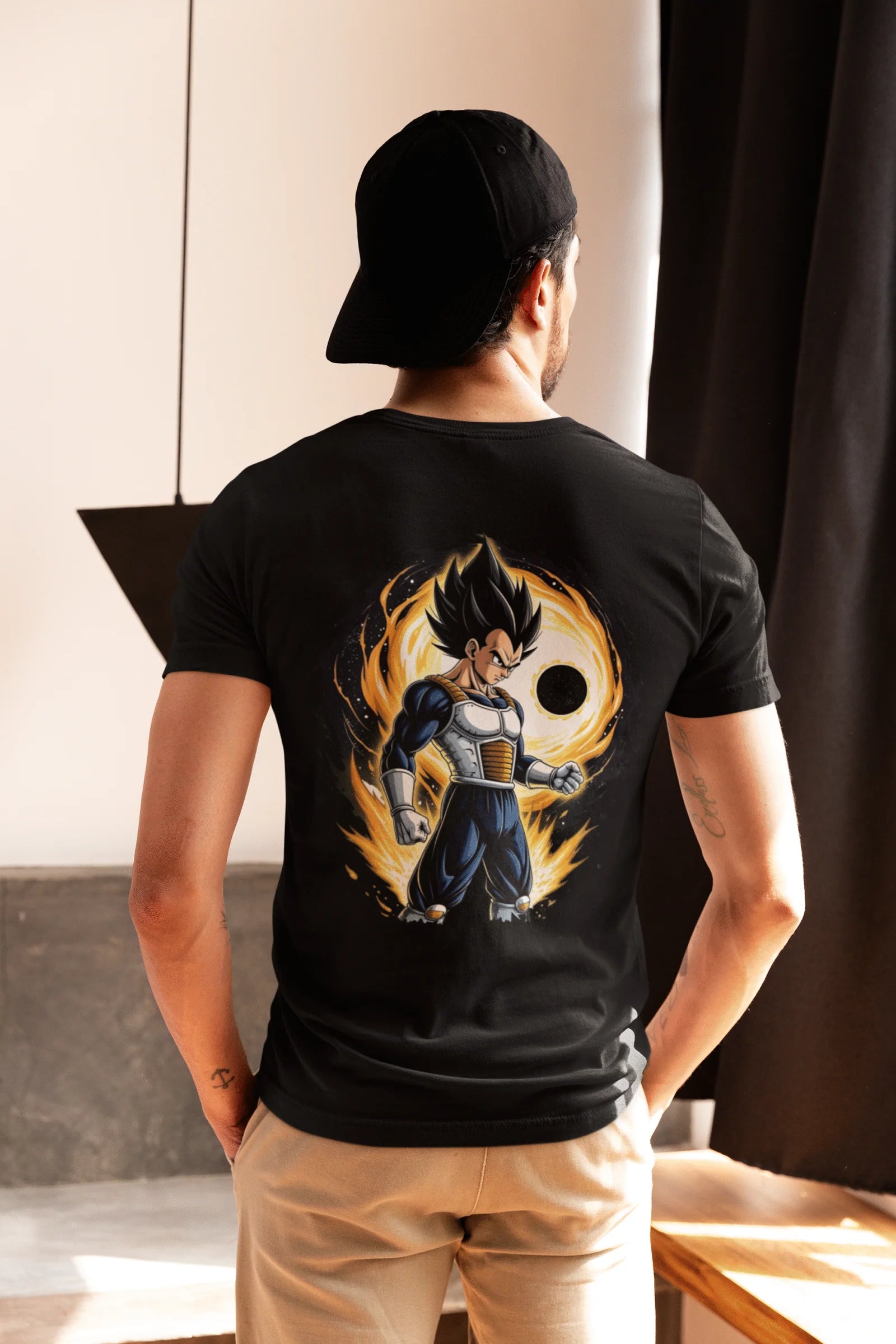 Dragon Ball Z Warrior Printed Pure Cotton Spirit T-shirt