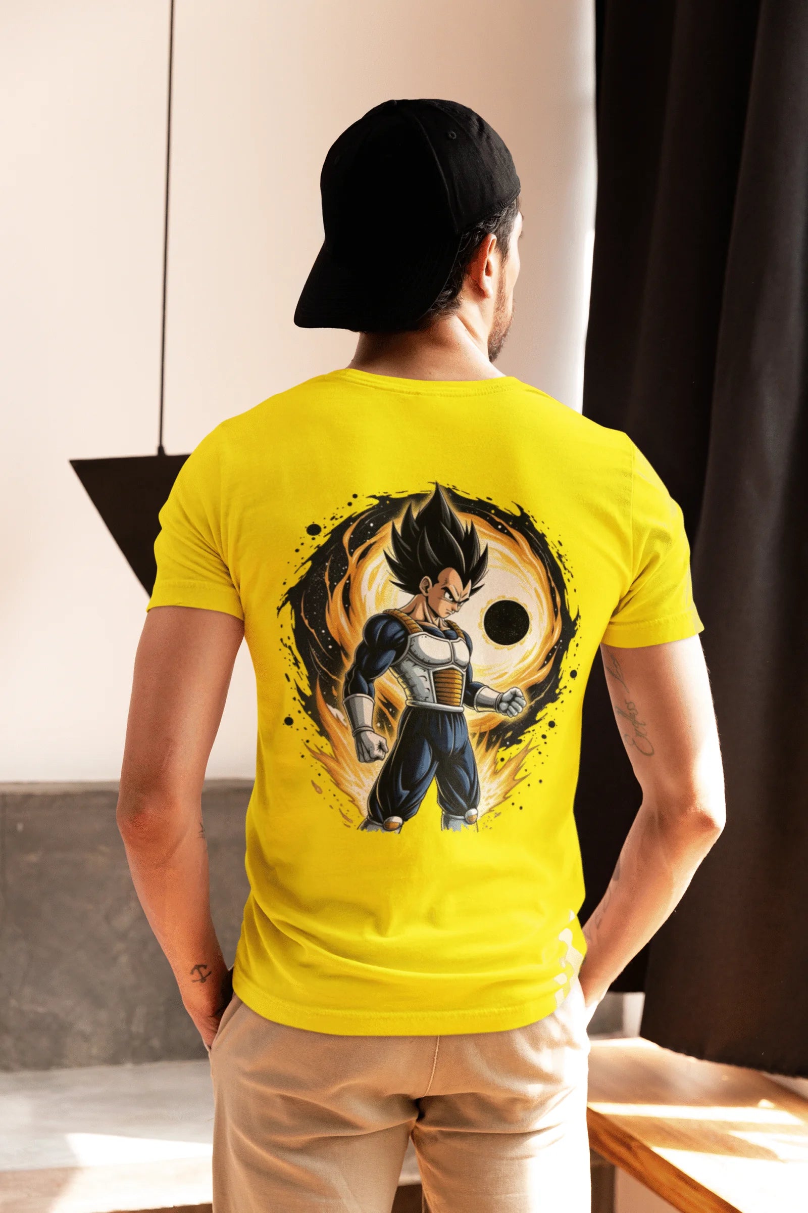Dragon Ball Z Warrior Printed Pure Cotton Spirit T-shirt
