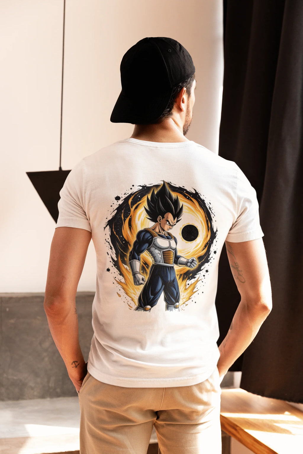 Dragon Ball Z Warrior Printed Pure Cotton Spirit T-shirt