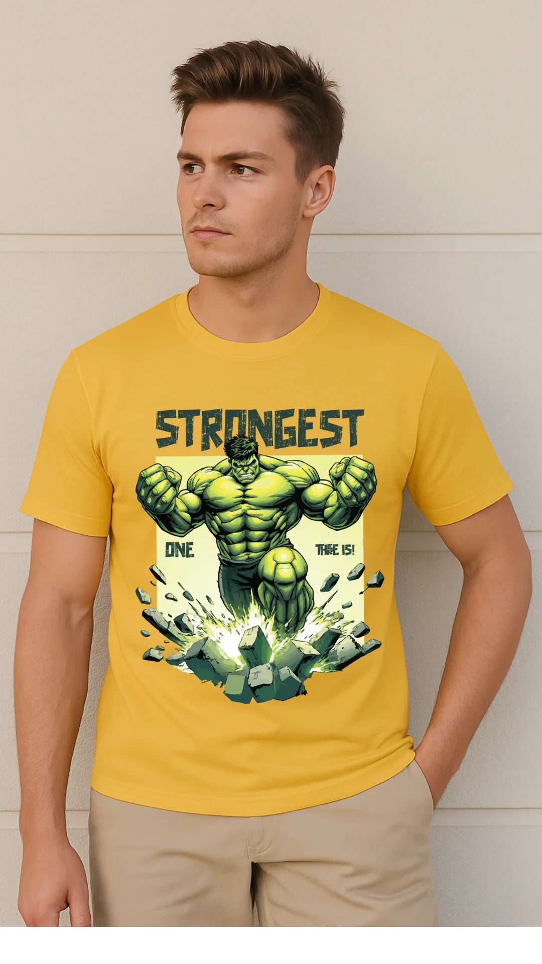 Hulk Printed Premium Pure Cotton T-shirt